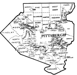Allegheny County Map